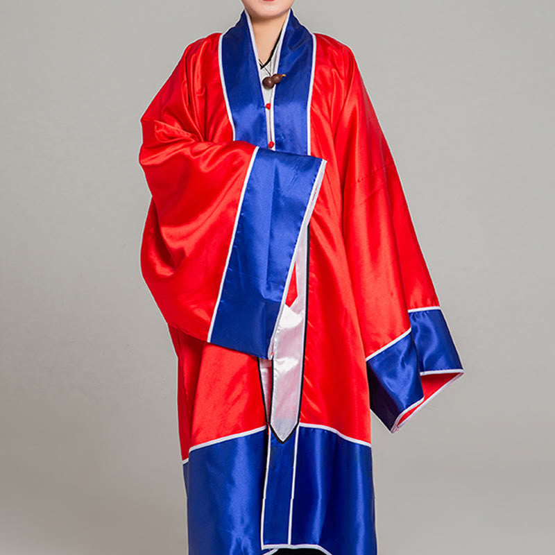 Robe kimono taoïste unisexe à manches longues et larges, brodée de grues et de Buddha Stones, pour la cérémonie de Qigong et de Tai Chi - image 5