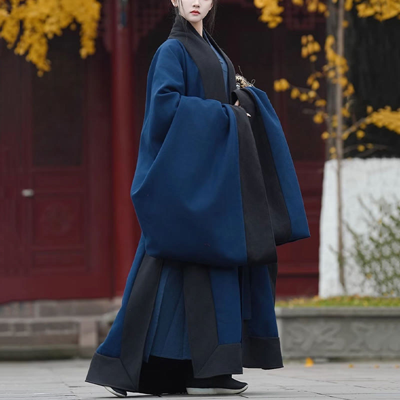 Buddha Stones Automne Hiver Wudang Cérémonie traditionnelle de Tai Chi Arts Martiaux Robe longue unisexe en lin à manches longues - image 2