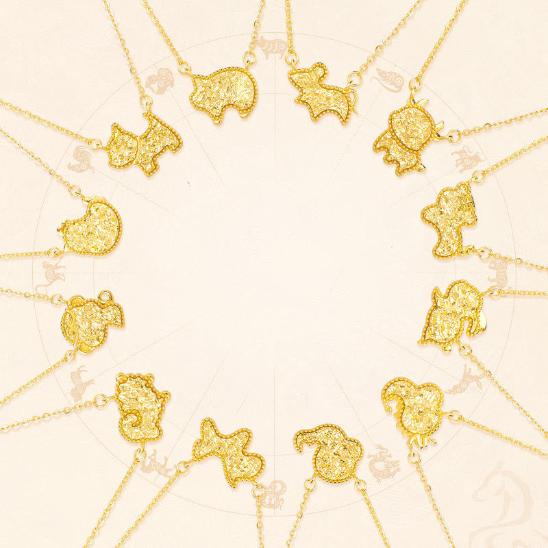 Collier pendentif en argent sterling 925, motif pièce de monnaie, orné de Buddha Stones, année du Cheval (zodiaque chinois) - image 0