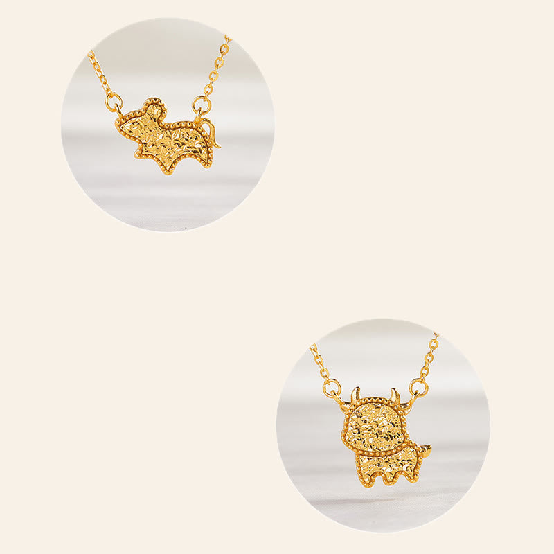 Collier pendentif en argent sterling 925, motif pièce de monnaie, orné de Buddha Stones, année du Cheval (zodiaque chinois) - image 33