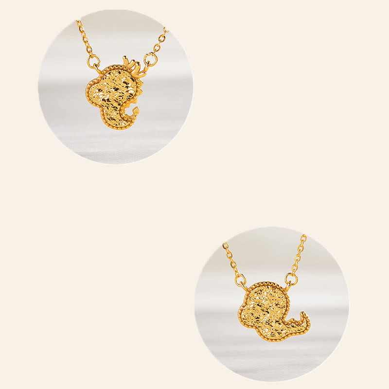 Collier pendentif en argent sterling 925, motif pièce de monnaie, orné de Buddha Stones, année du Cheval (zodiaque chinois) - image 35