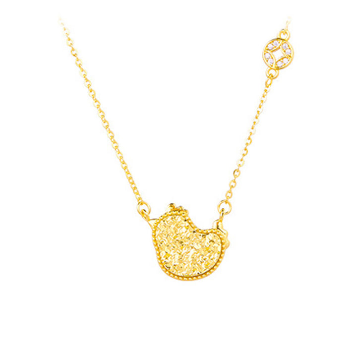 Collier pendentif en argent sterling 925, motif pièce de monnaie, orné de Buddha Stones, année du Cheval (zodiaque chinois) - Coq - Argent (Bénédiction ♥ Protection) - image 27