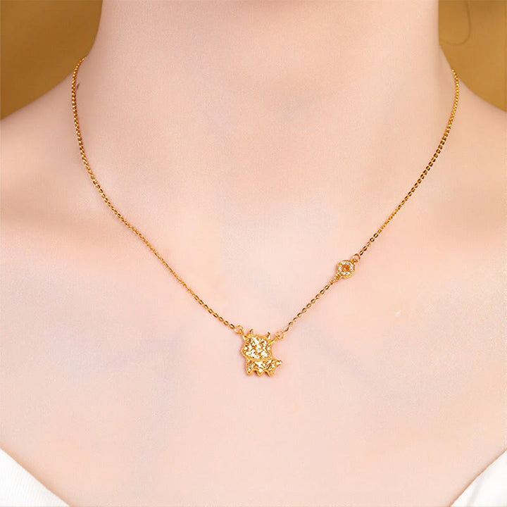 Collier pendentif en argent sterling 925, motif pièce de monnaie, orné de Buddha Stones, année du Cheval (zodiaque chinois) - image 14