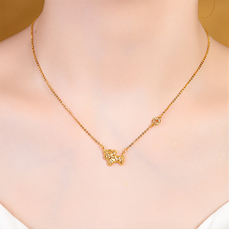 Collier pendentif en argent sterling 925, motif pièce de monnaie, orné de Buddha Stones, année du Cheval (zodiaque chinois) - image 16