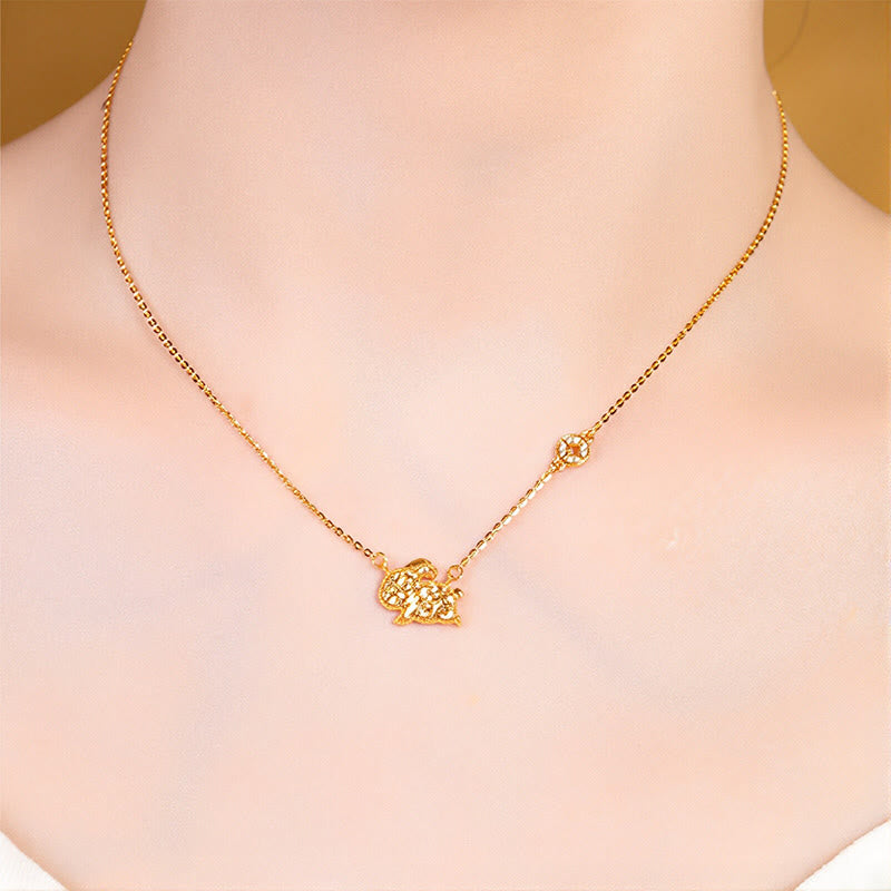 Collier pendentif en argent sterling 925, motif pièce de monnaie, orné de Buddha Stones, année du Cheval (zodiaque chinois) - image 18