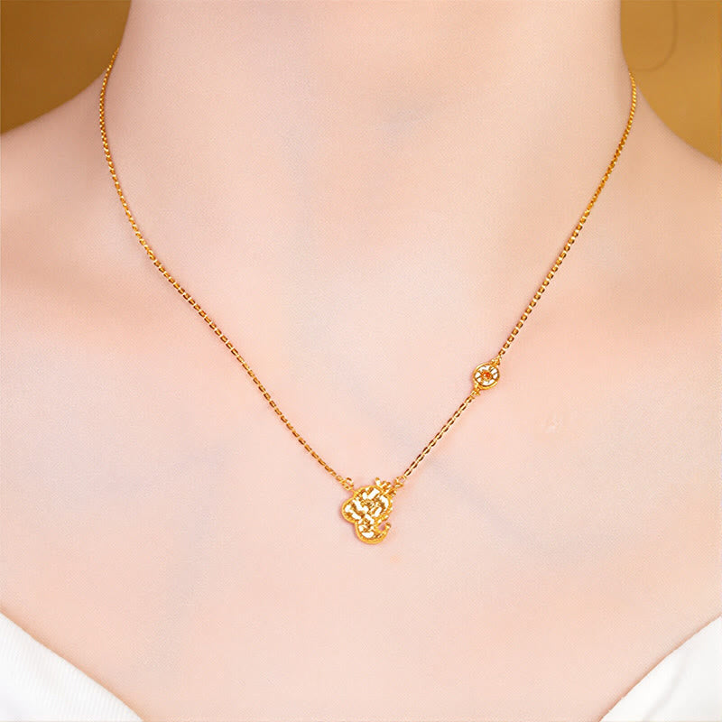 Collier pendentif en argent sterling 925, motif pièce de monnaie, orné de Buddha Stones, année du Cheval (zodiaque chinois) - image 20