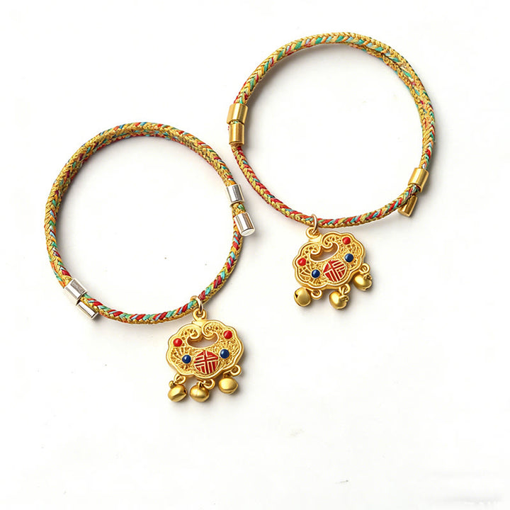 Collier pour chats et petits chiens, ajustable, en alliage et ficelle, fait main, avec Buddha Stones - image 5