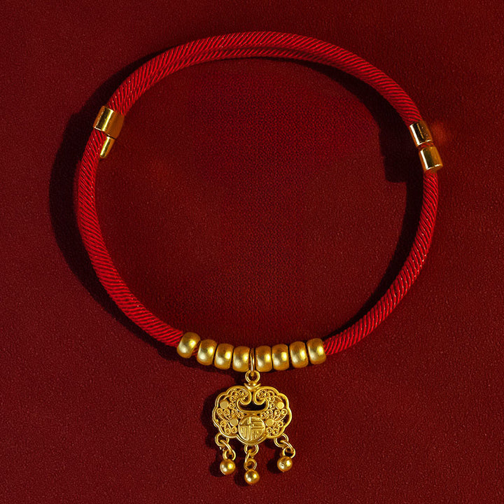 Collier de protection ajustable pour chats et petits chiens, orné de perles rouges et de Buddha Stones - Pendentif de verrouillage de longévité - 25-50 cm - image 7