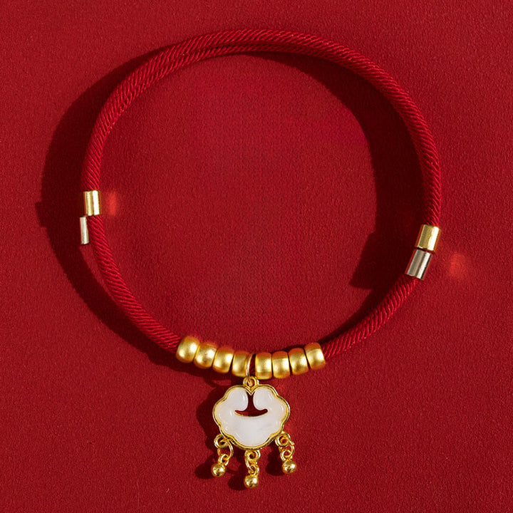 Collier de protection ajustable pour chats et petits chiens, orné de perles rouges et de Buddha Stones - Pendentif en verre - 25-50 cm - image 12