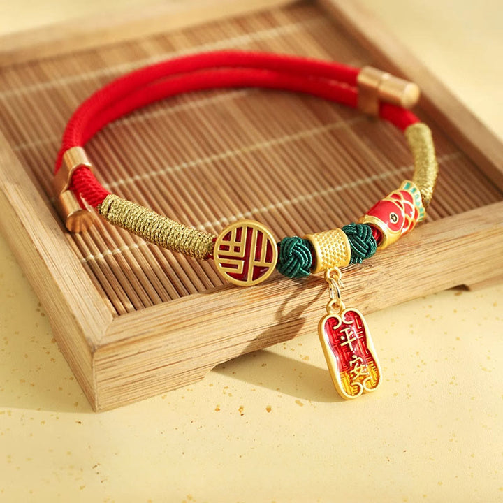 Pendentif en métal avec Buddha Stones, cordon rouge, symbole de paix, de joie, de bénédiction et de protection, ajustable pour chats et petits chiens. Collier pour animaux de compagnie - image 1