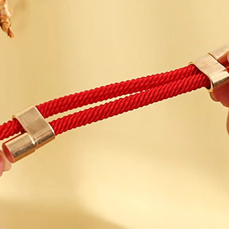 Pendentif en métal avec Buddha Stones, cordon rouge, symbole de paix, de joie, de bénédiction et de protection, ajustable pour chats et petits chiens. Collier pour animaux de compagnie - image 4