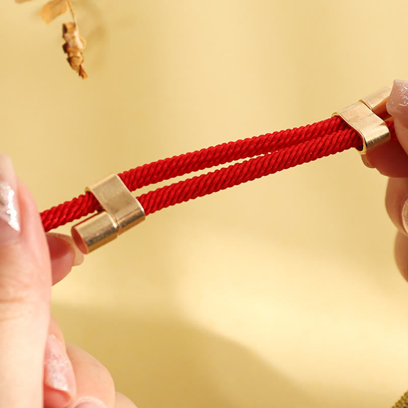 Pendentif en métal avec Buddha Stones, cordon rouge, symbole de paix, de joie, de bénédiction et de protection, ajustable pour chats et petits chiens. Collier pour animaux de compagnie - image 9