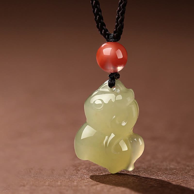 Pendentifs en agate rouge du Sud, Buddha Stones, zodiaque chinois, année du Cheval, jade, prospérité - Cheval - image 0