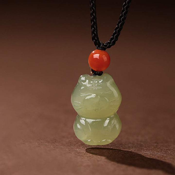 Pendentifs en agate rouge du Sud, Buddha Stones, zodiaque chinois, année du Cheval, jade, prospérité - Tigre - image 8