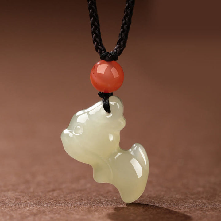 Pendentifs en agate rouge du Sud, Buddha Stones, zodiaque chinois, année du Cheval, jade, prospérité - image 12