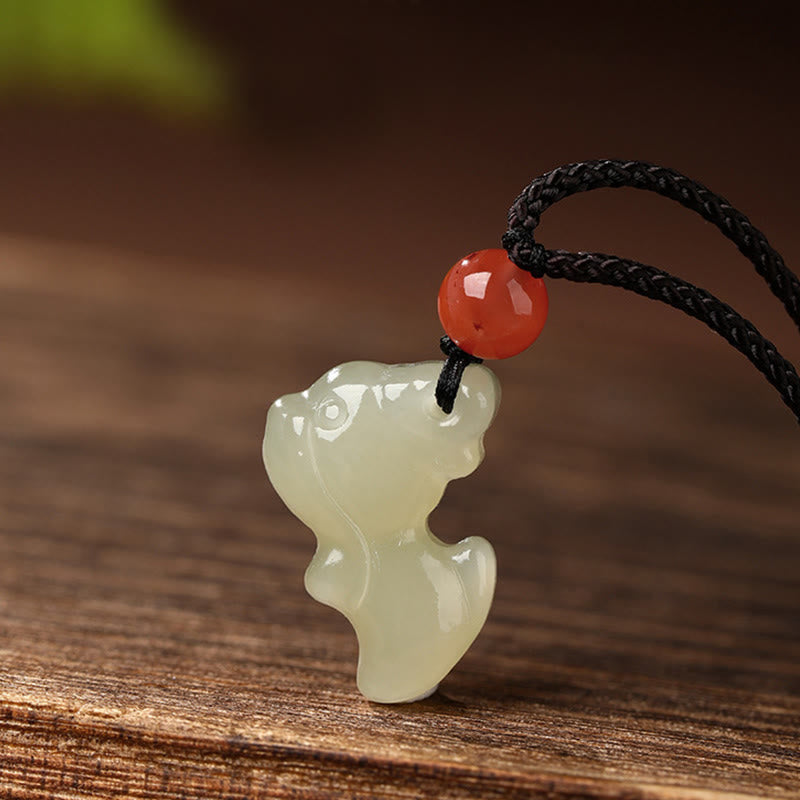 Pendentifs en agate rouge du Sud, Buddha Stones, zodiaque chinois, année du Cheval, jade, prospérité - image 11