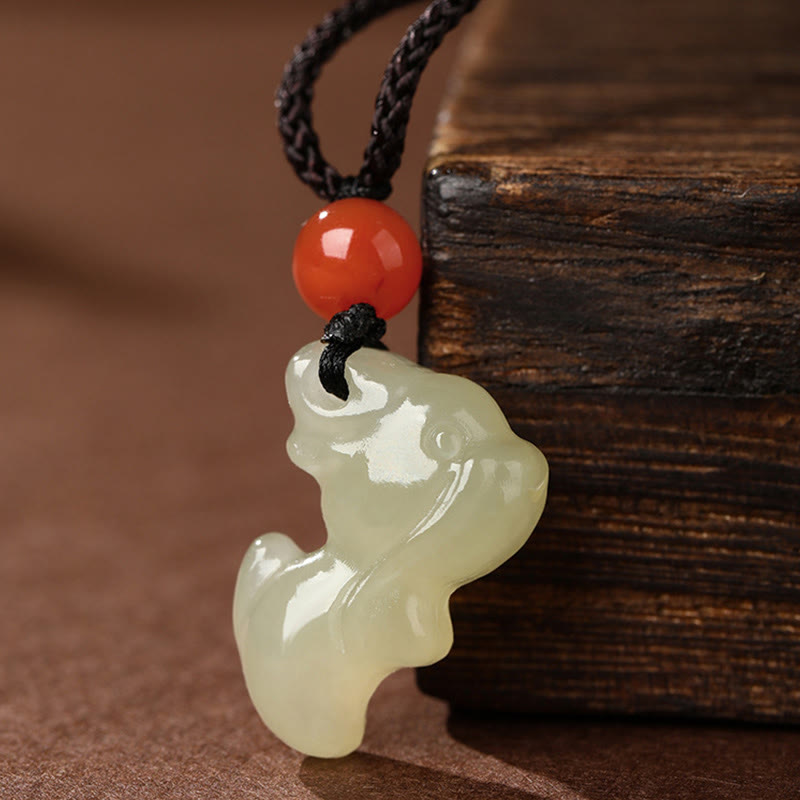 Pendentifs en agate rouge du Sud, Buddha Stones, zodiaque chinois, année du Cheval, jade, prospérité - image 13