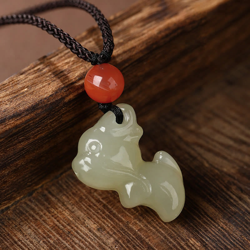 Pendentifs en agate rouge du Sud, Buddha Stones, zodiaque chinois, année du Cheval, jade, prospérité - image 15