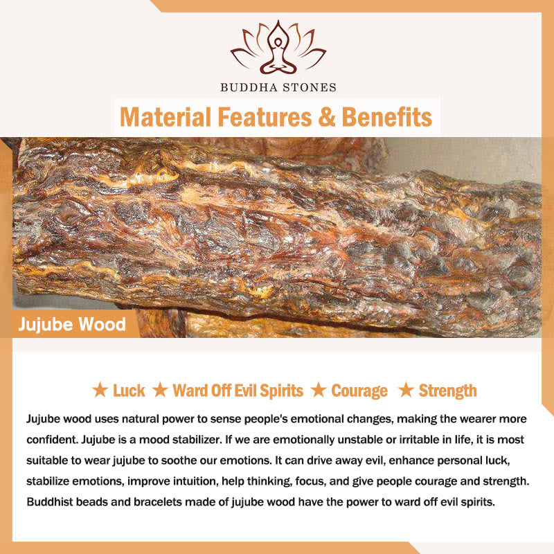 Buddha Stones Année du Cheval Personnage Fu Bois d'ébène Bois de jujubier Pendentifs de collier d'équilibre - image 14
