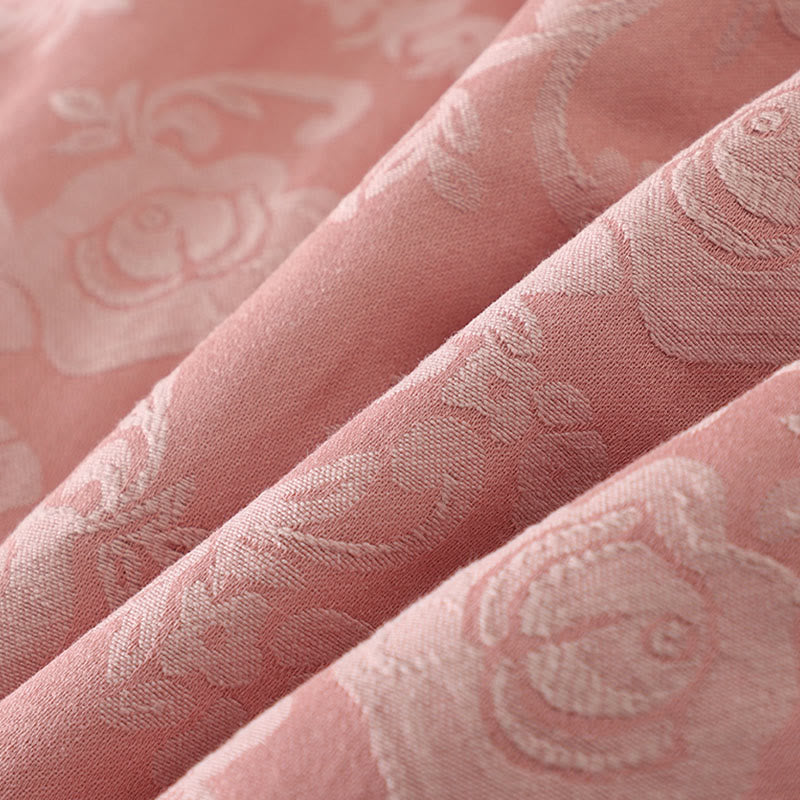 Gilet sans manches en coton pour femme, motif fleurs et Buddha Stones, fermeture à boutons brandebourg. - image 9