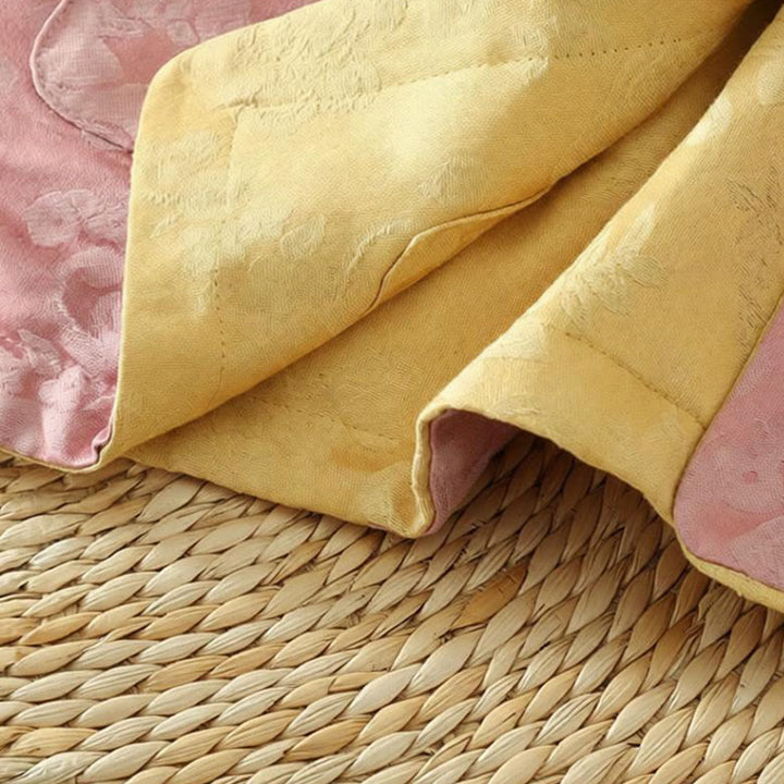 Gilet sans manches en coton pour femme, motif fleurs et Buddha Stones, fermeture à boutons brandebourg. - image 13