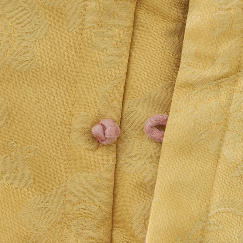 Gilet sans manches en coton pour femme, motif fleurs et Buddha Stones, fermeture à boutons brandebourg. - image 18