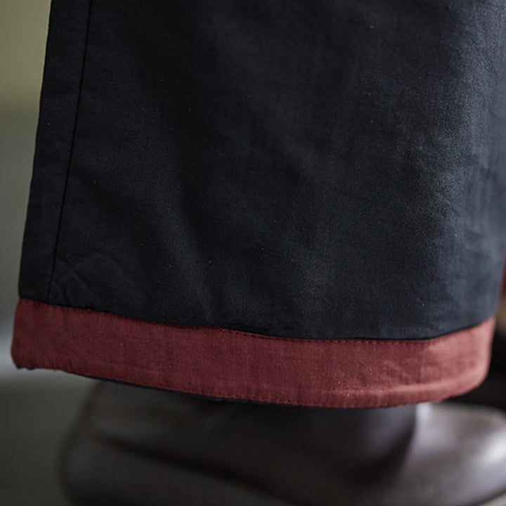 Pantalon large uni et décontracté pour femme, motif Buddha Stones , avec poches - image 8