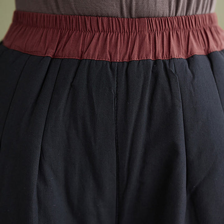 Pantalon large uni et décontracté pour femme, motif Buddha Stones , avec poches - image 5