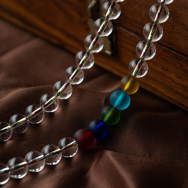 Mala de Buddha Stones Vajra, amulette Liuli, 108 perles, pouvoir spirituel et force - image 18