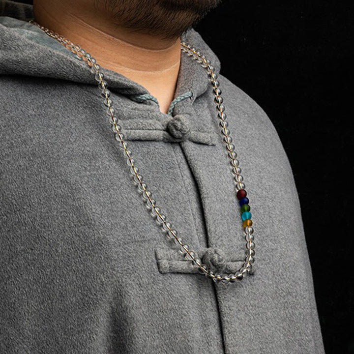 Mala de Buddha Stones Vajra, amulette Liuli, 108 perles, pouvoir spirituel et force - image 11