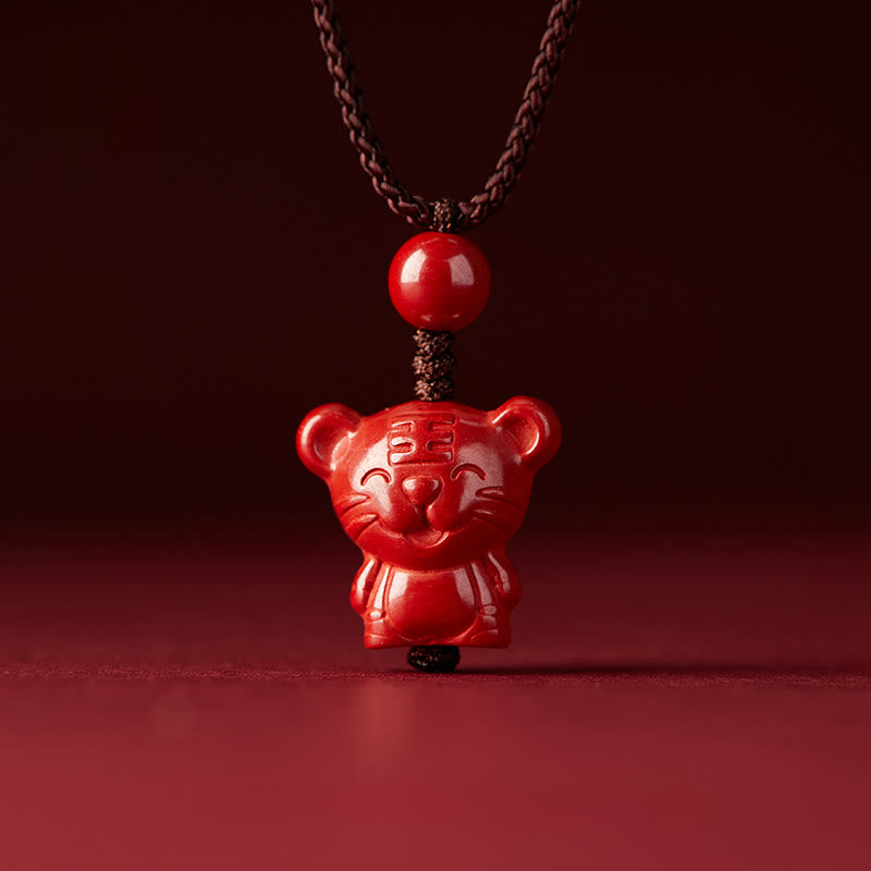 Pendentifs en Buddha Stones dans le zodiaque chinois, avec cordon de bénédiction - image 11