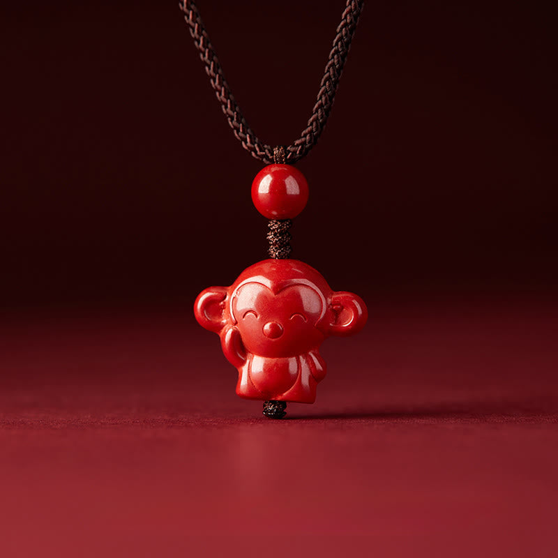 Pendentifs en Buddha Stones dans le zodiaque chinois, avec cordon de bénédiction - image 33