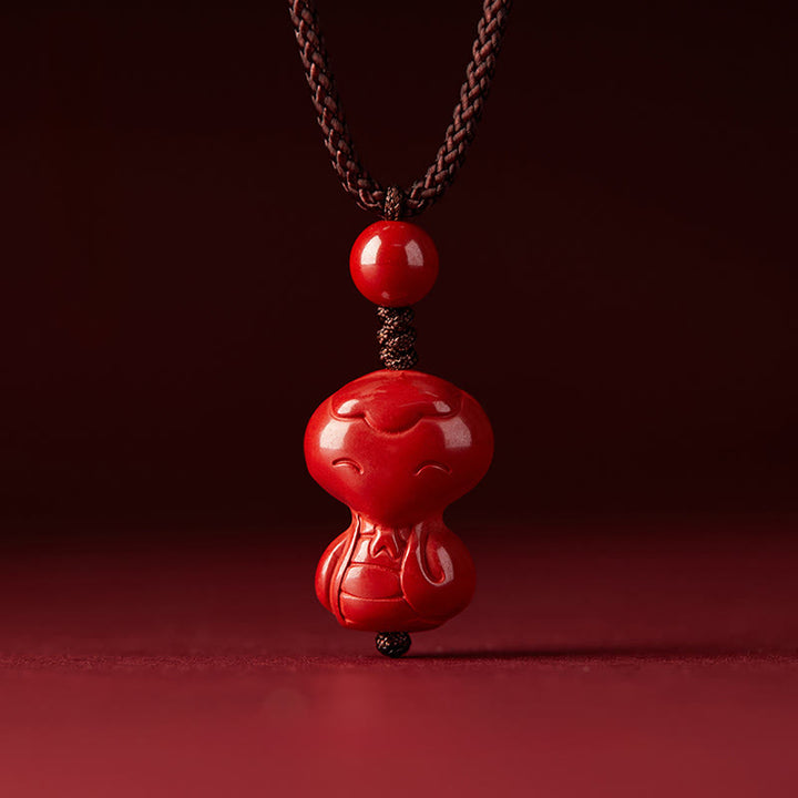 Pendentifs en Buddha Stones dans le zodiaque chinois, avec cordon de bénédiction - image 29