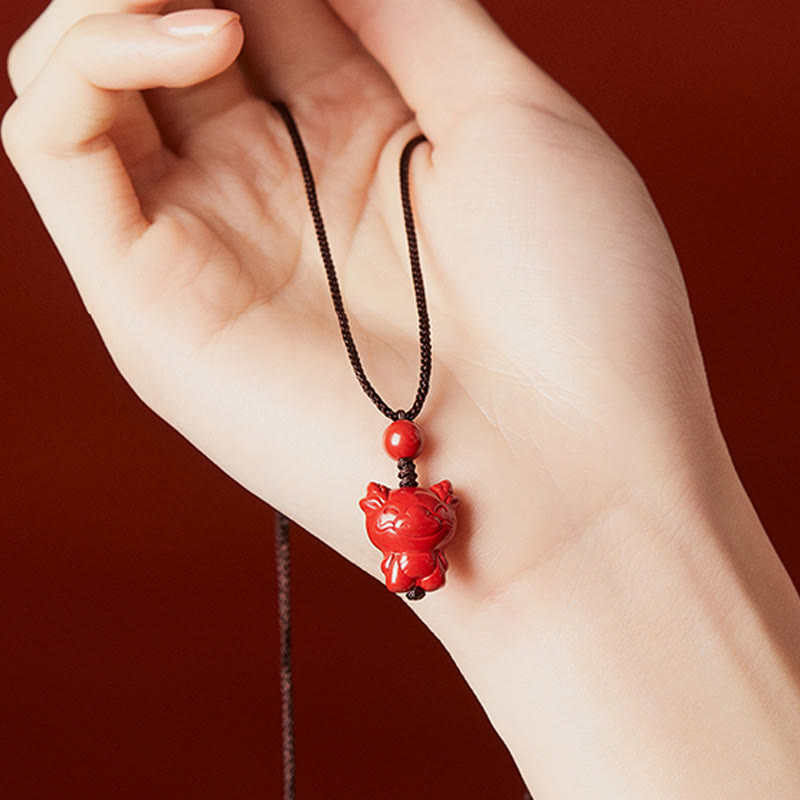 Pendentifs en Buddha Stones dans le zodiaque chinois, avec cordon de bénédiction - image 24