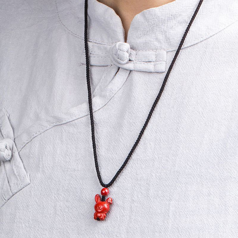 Pendentifs en Buddha Stones dans le zodiaque chinois, avec cordon de bénédiction - image 18