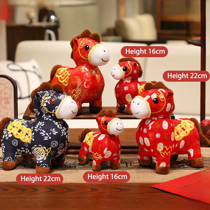 Buddha Stones, pièces de cuivre de l'année du Cheval, poupée en peluche, décoration intérieure - image 22