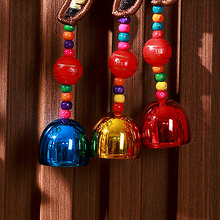 Buddha Stones, broderie année du Cheval, clochette à pompon, décoration suspendue - image 6