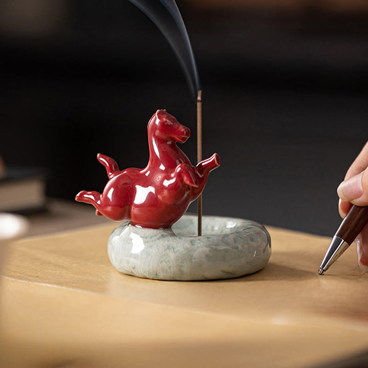 Buddha Stones Année du Cheval 2026 Décoration de maison Nouvel An Brûleur d'encens - image 14