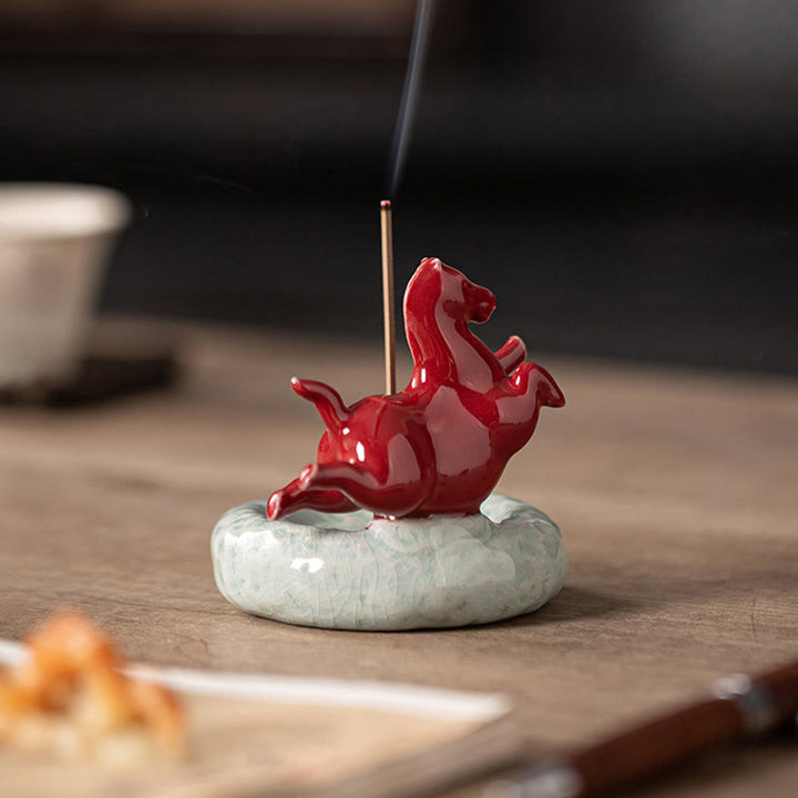 Buddha Stones Année du Cheval 2026 Décoration de maison Nouvel An Brûleur d'encens - image 13