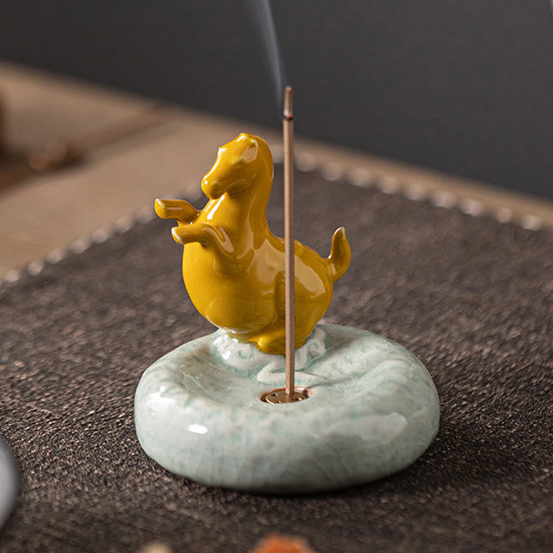 Buddha Stones Année du Cheval 2026 Décoration de maison Nouvel An Brûleur d'encens - image 20