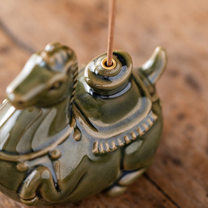 Buddha Stones , lingot porte-bonheur pour l'année du Cheval 2026, brûleur d'encens - image 8