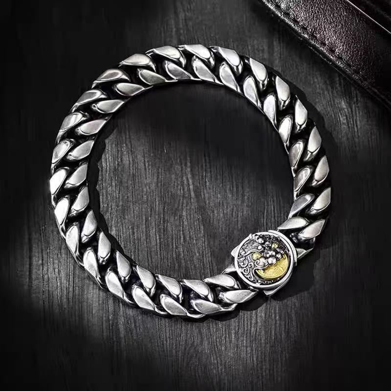 Bracelet porte-bonheur en cuivre et Buddha Stones PiXiu - image 1