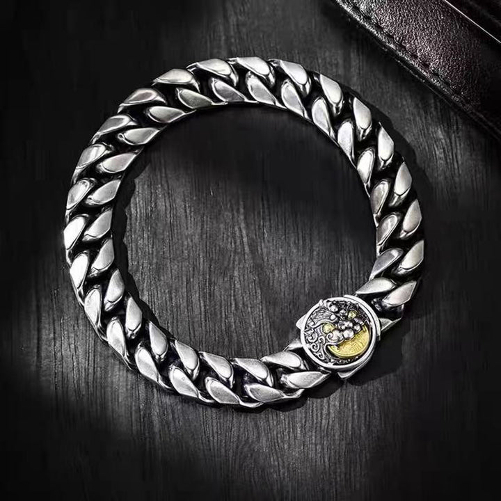 Bracelet porte-bonheur en cuivre et Buddha Stones PiXiu - image 1