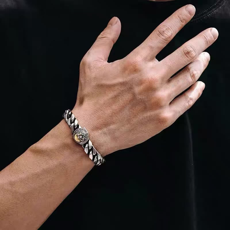 Bracelet porte-bonheur en cuivre et Buddha Stones PiXiu - image 8