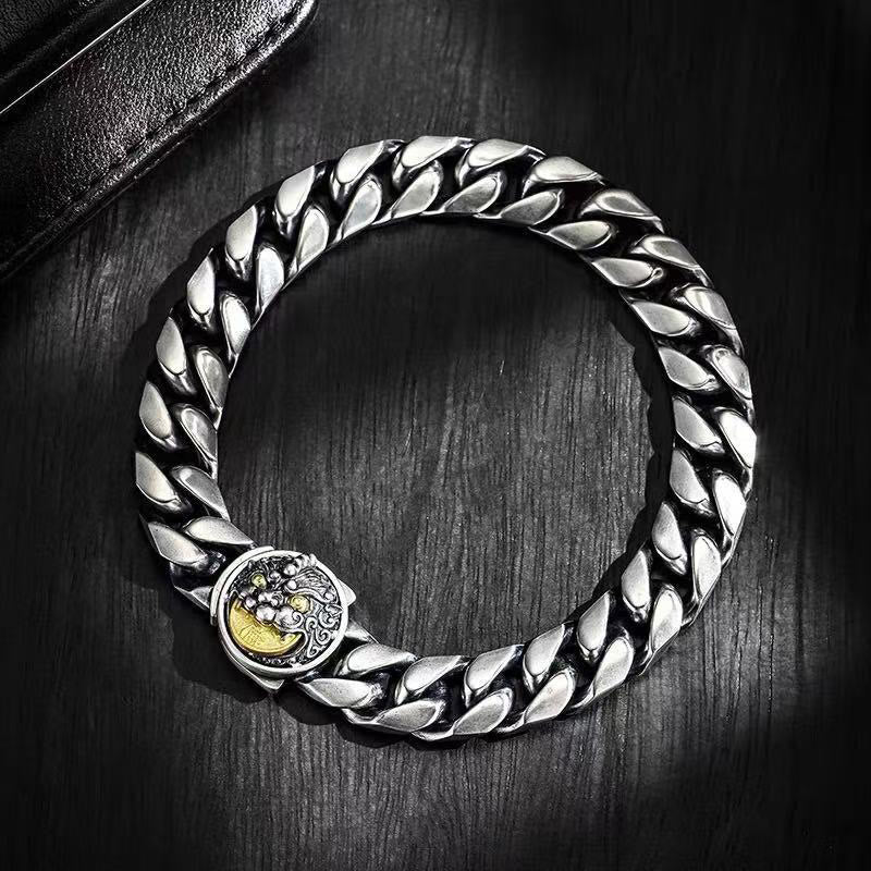 Bracelet porte-bonheur en cuivre et Buddha Stones PiXiu - image 2