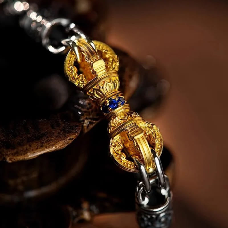 Bracelet porte-bonheur en cuivre et Buddha Stones - image 3