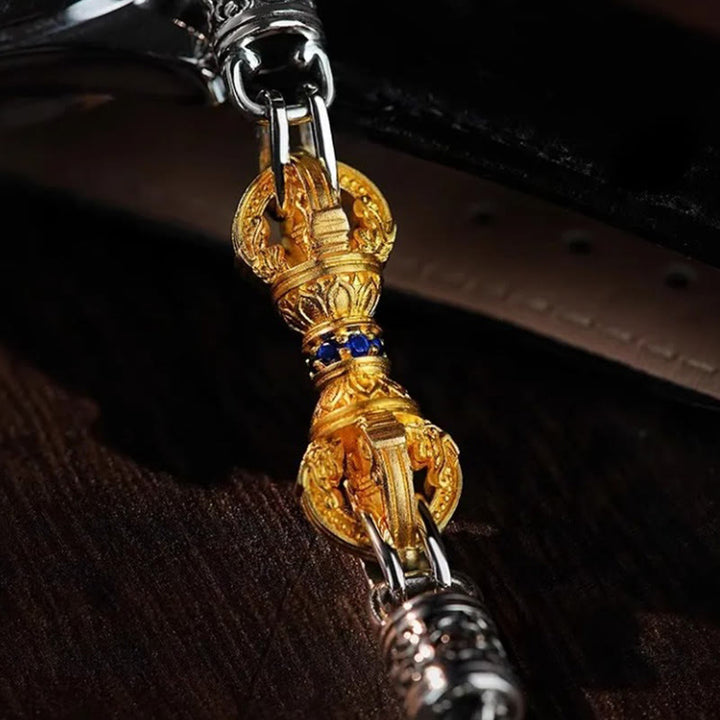 Bracelet porte-bonheur en cuivre et Buddha Stones - image 2