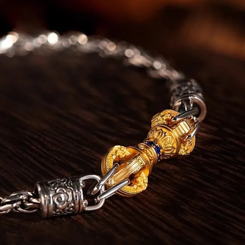 Bracelet porte-bonheur en cuivre et Buddha Stones - image 1