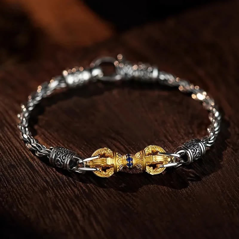 Bracelet porte-bonheur en cuivre et Buddha Stones - Cuivre (Tour de poignet : 15-18 cm) - image 0