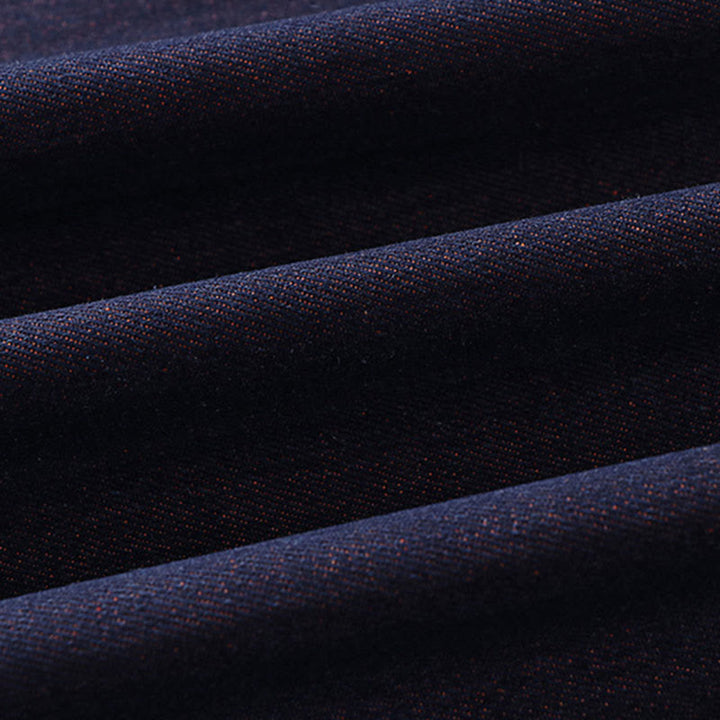 Veste kimono en denim et coton pour homme, à lacets, manches trois-quarts, motif Buddha Stones. - image 10